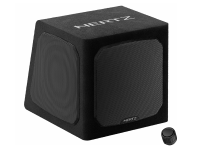 Hertz 8 Inch 0.4 Ohm 440 W Active Subwoofer Box with Double Passive Radiators - DBA201